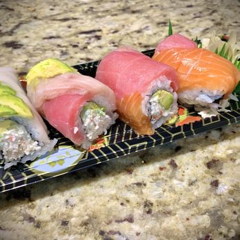 Kyonekko Sushi & Hibachi Express - Rainbow roll (to go) - Sushi Bars Near Me - Malakoff, Texas Kyonekko Sushi & Hibachi Express - Rainbow roll (to go) - Sushi Bars Near Me - Malakoff, Texas