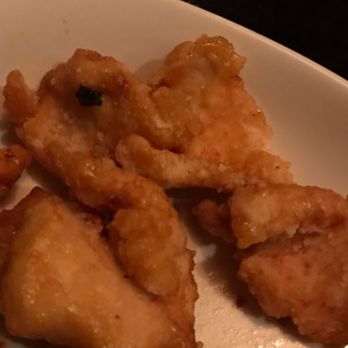 P.F. Chang's - Overcooked, dry, un-sauced Changs Spicy Chicken. Essentially chunks of (not appetizing) chicken - Chinese Near Me - Lansing, Michigan