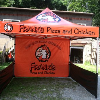 Franks Pizza & Chicken - Our new customized tent for community events, looks Awesome! - Chicken Wings Near Me - Millvale, Pennsylvania Franks Pizza & Chicken - Our new customized tent for community events, looks Awesome! - Chicken Wings Near Me - Millvale, Pennsylvania