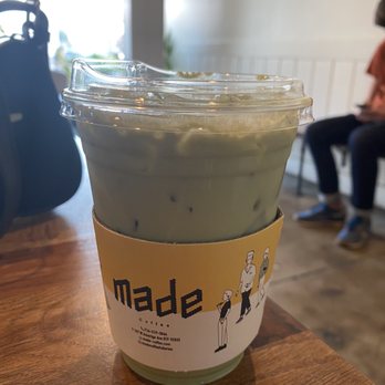 Made Coffee - Iced strawberry matcha latte - Coffee & Tea Near Me - Fullerton, California Made Coffee - Iced strawberry matcha latte - Coffee & Tea Near Me - Fullerton, California
