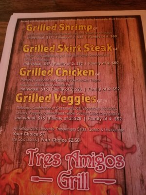 Menu photo 3 Tres Amigos Grill Winter Garden, FL