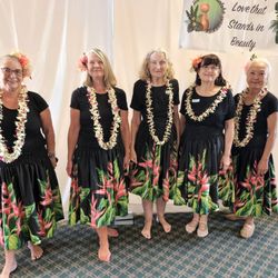 Linda Valley Villa - Hula dancers entertaining our residents during Luau