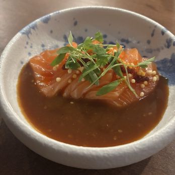 Yoichi - Salmon crudo - Japanese Near Me - Fort Worth, Texas