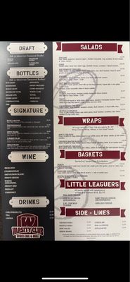 Menu photo 1 Willard Varsity Club Willard, OH Menu photo 1 Willard Varsity Club Willard, OH