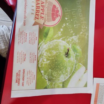 Apple Barrel Cafe - Menu - American Near Me - Owasso, Oklahoma