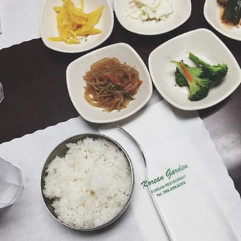 Korean Garden - Rice and the other sides. Yum! - Korean Near Me - Junction City, Kansas Korean Garden - Rice and the other sides. Yum! - Korean Near Me - Junction City, Kansas