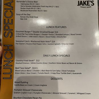 Nick and Jake's - Menu - American Near Me - Parkville, Missouri Nick and Jake's - Menu - American Near Me - Parkville, Missouri