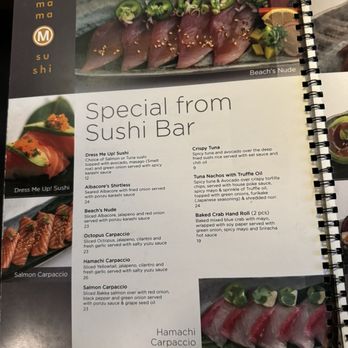 Mama M Sushi - Menu - Japanese Near Me - Pasadena, California Mama M Sushi - Menu - Japanese Near Me - Pasadena, California