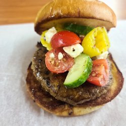 Mama Cookin Papa Eatin - Feta Turkey Burger