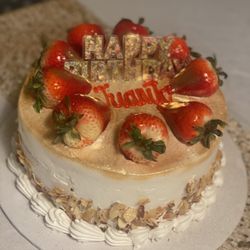 Kathy's Bakery - The best 3leches cake I've had. And I LOVE how they decorated it.