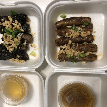 Danang Vietnamese Restaurant - Bo La Lot (left) & Mo Chai (right) - Vietnamese Near Me - Toronto, Ontario