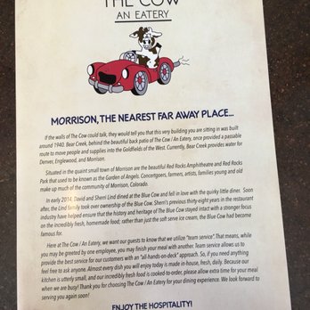 The Cow An Eatery - Diners Near Me - Morrison, Colorado