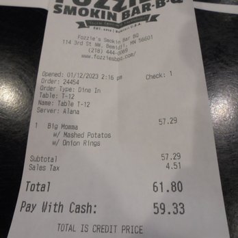 Fozzie's Smokin Bar B Q - Final tab. - Caterers Near Me - Bemidji, Minnesota Fozzie's Smokin Bar B Q - Final tab. - Caterers Near Me - Bemidji, Minnesota