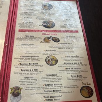 El Rodeo Restaurant - MENU:  08-29-2026 (2/6) - Mexican Near Me - Moses Lake, Washington