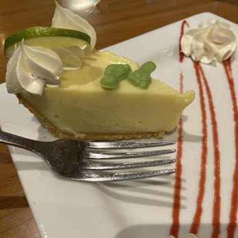 Hobo's Cafe - Key lime pie 2.5inch tiny slice/$6 - New American Near Me - Key Largo, Florida