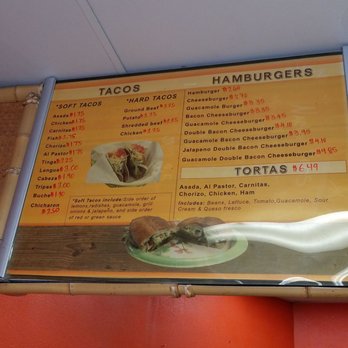 Juanito's Tacos - Menu 4 - Mexican Near Me - Highland, California
