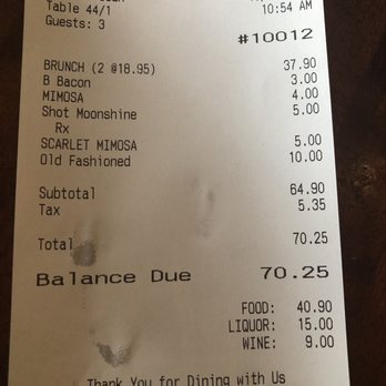 Moonshine Grill - Really good prices . It's all you can eat Sunday brunch for $18.95 per person. The food style is southern comfort with a variety of options. - Southern Near Me - Austin, Texas