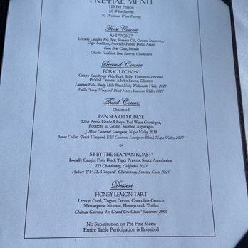 53 By The Sea - menu - Seafood Near Me - Honolulu, Hawaii 53 By The Sea - menu - Seafood Near Me - Honolulu, Hawaii
