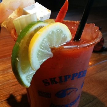 Skipper's Dockside - Bloody Mary. Seemed to be missing alcohol - Seafood Near Me - Key Largo, Florida Skipper's Dockside - Bloody Mary. Seemed to be missing alcohol - Seafood Near Me - Key Largo, Florida