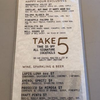 Luna Bistro Cafe - Happy Hour Menu-Sips - New American Near Me - Long Beach, California Luna Bistro Cafe - Happy Hour Menu-Sips - New American Near Me - Long Beach, California