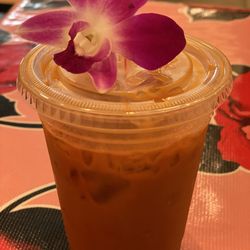 Sea & River Sushi & Burmese Grill - Mmmmmmmmm Thai tea with coconut milk. Absolutely delicious.