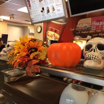 Tim Hortons - a skull and a pumpkin on the counter - Donuts Near Me - Ellicottville, New York Tim Hortons - a skull and a pumpkin on the counter - Donuts Near Me - Ellicottville, New York