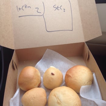 Kolache Factory - Since they all look the same they put a helpful map - Bakeries Near Me - Carmel, Indiana