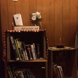 Scholes Frank III, DMD - Our waiting room is decorated with Sports Memorabilia, Dental Antiques, and has a Little Free Library!