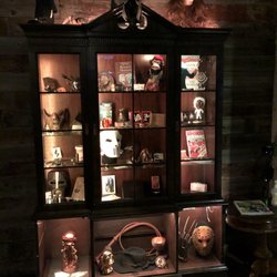 Movie memorabilia on display
