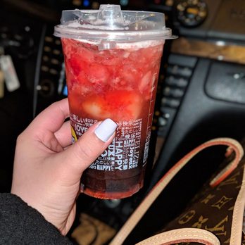 Happy Lemon - Strawberry Green Tea - Coffee & Tea Near Me - Union City, California
