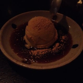 Tei-An - Soba ice cream with black honey - Japanese Near Me - Dallas, Texas Tei-An - Soba ice cream with black honey - Japanese Near Me - Dallas, Texas