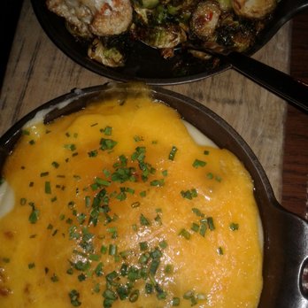 Oak Steakhouse - Rustic style mashed potatoes loade d with cheese, cream and chives. - New American Near Me - Alpharetta, Georgia Oak Steakhouse - Rustic style mashed potatoes loade d with cheese, cream and chives. - New American Near Me - Alpharetta, Georgia