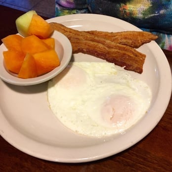 Mid Cities Cafe - Two eggs, crispy bacon and fresh fruit.. - American Near Me - Bedford, Texas Mid Cities Cafe - Two eggs, crispy bacon and fresh fruit.. - American Near Me - Bedford, Texas