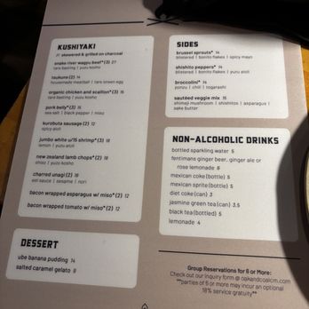 Oak & Coal - Japanese Near Me - Costa Mesa, California