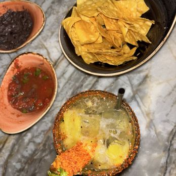 Caló Kitchen + Tequila - Free chips, salsa and frijoles! - Cocktail Bars Near Me - Costa Mesa, California Caló Kitchen + Tequila - Free chips, salsa and frijoles! - Cocktail Bars Near Me - Costa Mesa, California