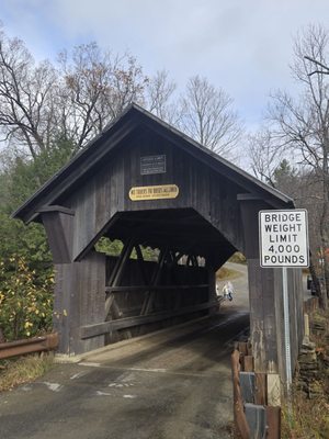 Historic Gold Brook Covered Bridge by null