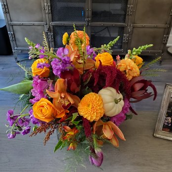 The White Orchid - Fall Arrangement - Florists Near Me - Nashville, Tennessee The White Orchid - Fall Arrangement - Florists Near Me - Nashville, Tennessee