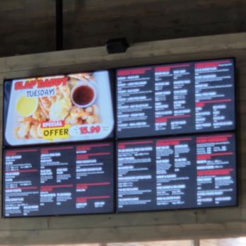 Te'Jun, The Texas Cajun- Keller - Menu (fuzzy camera, of course) - Seafood Near Me - Keller, Texas