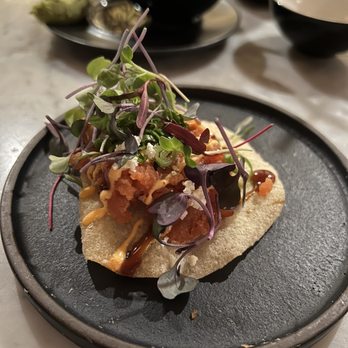 Sandfish - Tuna tostada - Sushi Bars Near Me - Palm Springs, California