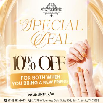 Aura Nail Lounge - DOUBLE THE FUN, DOUBLE THE GLOW - Nail Salons Near Me - San Antonio, Texas Aura Nail Lounge - DOUBLE THE FUN, DOUBLE THE GLOW - Nail Salons Near Me - San Antonio, Texas