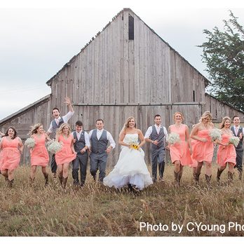 Spring Ranch Mendocino - The happy wedding party racing through the tall grasses - Venues & Event Spaces Near Me - Little River, California Spring Ranch Mendocino - The happy wedding party racing through the tall grasses - Venues & Event Spaces Near Me - Little River, California