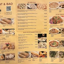 Mount&Bao - Menu, page 1