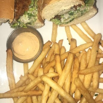 Therapy  - Chicken fried chicken club with fries - Bars Near Me - Las Vegas, Nevada