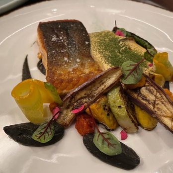 The Matheson - Wild King Salmon - Wine Bars Near Me - Healdsburg, California
