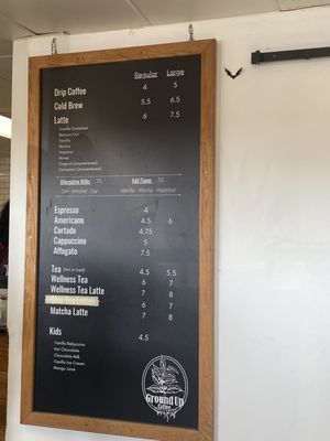 Menu photo 1 Ground Up Coffee Montebello, CA Menu photo 1 Ground Up Coffee Montebello, CA