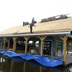 Burrus Roofing & Construction Company - Boat house at Lake Anna