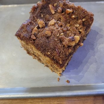 F1rst Avenue Coffee - That coffee cake.  Crumble on both top and bottom. Chef's kiss. - Coffee & Tea Near Me - Spokane, Washington