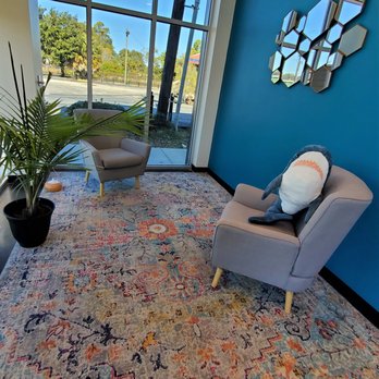 Gravity One Studio - Mr G' Sharky waiting in the lobby for his Modern Colonic Service. - Reflexology Near Me - Houston, Texas Gravity One Studio - Mr G' Sharky waiting in the lobby for his Modern Colonic Service. - Reflexology Near Me - Houston, Texas