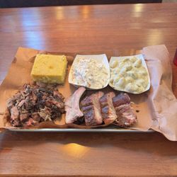 The two meat plate. It's a lot of food!!