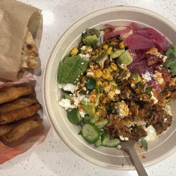 CAVA - Harissa Avocado bowl and harissa pita - Mediterranean Near Me - Phoenix, Arizona